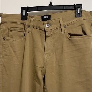 PAIGE Men's Khaki Slim Jeans